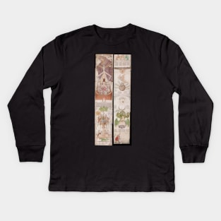 Ripley Scroll Kids Long Sleeve T-Shirt